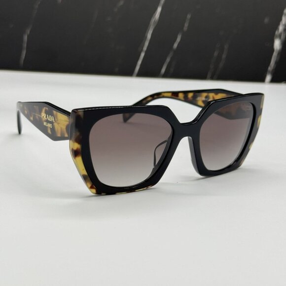 NEW PR15WSF 3890A7 PRADA WOMEN SUNGLASSES SPR 15W 3890A7 BLACK PR 15WS 3890A7 - Picture 5 of 10